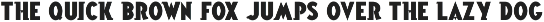 Rhythmic Revue JNL font preview