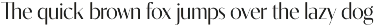 Contralto font preview