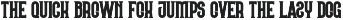 Zoris Skioz - Condensed Soft Font preview