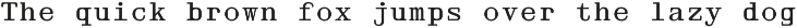 403 Nonfritz Monospaced font preview