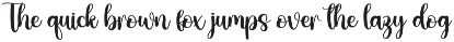 Rushing | Script Font preview