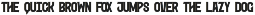 Hairy Metal - Hardcore Font preview