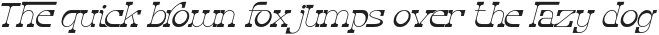 Interact Digitally Regular Italic otf (400) Sample