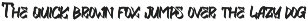 QUICKER Bold Brush Font preview