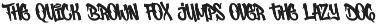 Urban Slash - Graffity Font preview