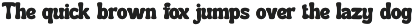 Bicken - Chunky Serif Font preview