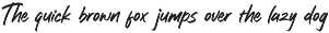 Misty Nights - Brush Font preview
