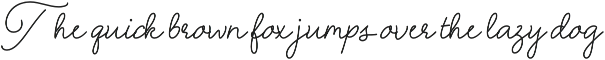LuxeScript Handwriting font preview