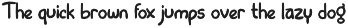 Rimegori font preview