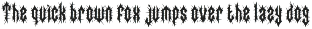 Unburied - Horror Serif Font preview