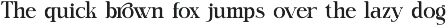 Ramita Johns Stylish Serif Font preview