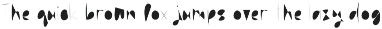 Sketchy Gossip: a single line font! preview