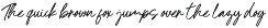 Gampil Sanget - Script Font preview