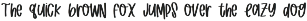 Blushed, Thick Marker Font preview