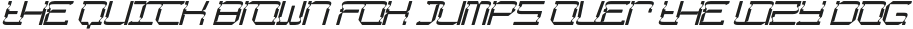 Shaped Spaces Regular Italic otf (400) Sample