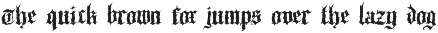GRIM ENGLISH BLACKLETTER TYPEFACE preview