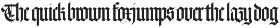 JA Gothic Textura Font preview