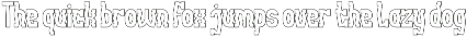Tuning Fork font preview