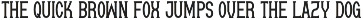 Keraxun - Condensed Font preview