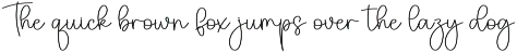 Underline | Script Font preview
