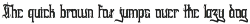 Swords Clover - Modern Blackletter preview