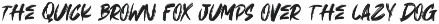 Briskates - Brush Display Font preview