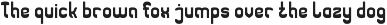 Flashback font preview