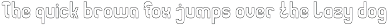 Flashback font preview