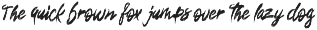 Saftoesa - Brush Font preview