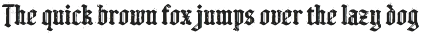 Astern Shade - Blackletter Font preview