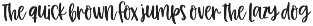 Blooming wildflower cute font preview