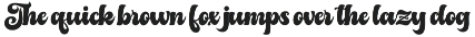The Sticky Line - Retro Font preview