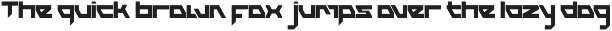VB DeckOne - Futuristic Font preview