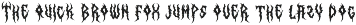 CS Aligator – Black Metal Font preview