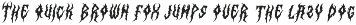 CS Aligator – Black Metal Font preview
