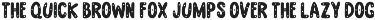 Three Star font preview