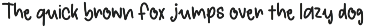 Winter font preview