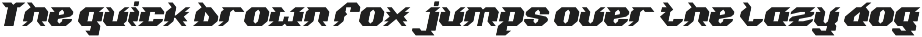 Space Station font preview