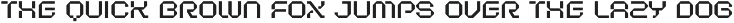 Oryn Bold Geometric Tech Font preview