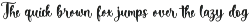 Abitha - Calligraphy Font preview