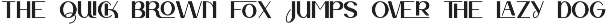 Retro Sound Ligature Label Font preview