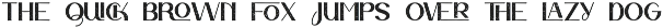 Retro Sound Ligature Label Font preview
