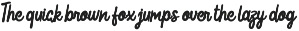 Lime Lines a Script Cartoon Font preview