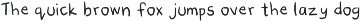 'skew.jaypeg' | handwritten font preview