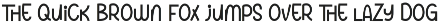 Thumintheg - Font font preview