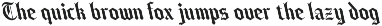 CS Kalena – Blackletter Font preview