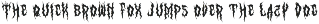 CS Damage – Black Metal Font preview