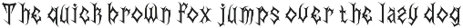 CS Lamprey – Black Metal Font preview