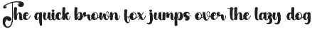 Rain | Script Font preview