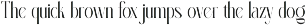 Aerok Elegant Serif Font preview